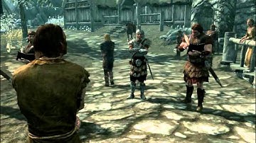 The Elder Scrolls V Skyrim-opening-great dragon scene