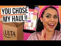 YOU Picked Out My Ulta Haul | New Drugstore Makeup Summer 2020