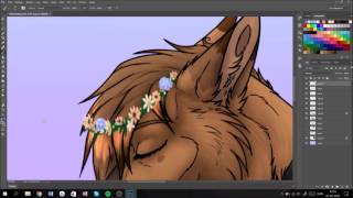 "Flowerbed" Speedpaint