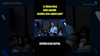 jadi... pilih Deviden apa Capital Gain? #shorts #investor #saham #ihsg