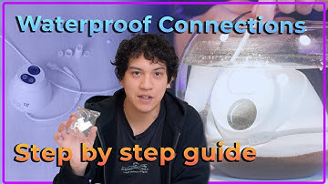 How to Waterproof your Security Camera (sealing the Ethernet/RJ45 port)