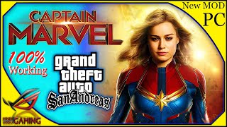 GTA San Andreas New Captain Marvel Mod With Super Powers