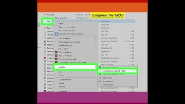 Een map aan een e-mail toevoegen in Windows
