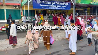 Dua Kali Lebaran Enggak Mudik | Suasana Sholat Idul Fitri Pertama di Bali | Rame ....