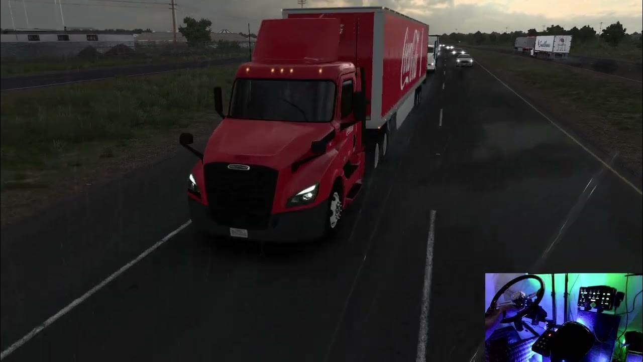 ATS driving for coca cola from Abilene Texas to San Angelo Texas YouTube