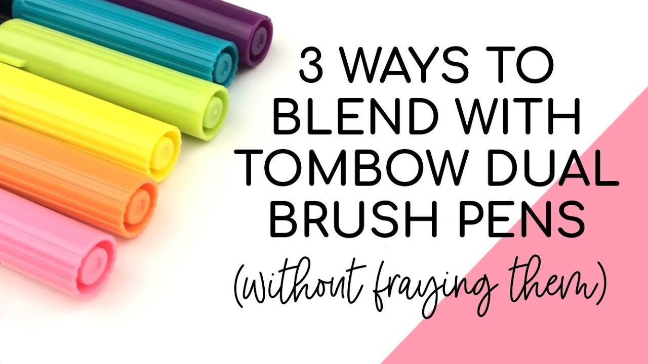 Tombow Dual Brush Pen Review + Blending Tutorial