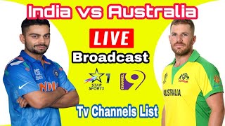 Australia tour of india 2020 live streaming tv channel list | vs match