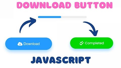 Animated Download Button with Html CSS And JavaScript