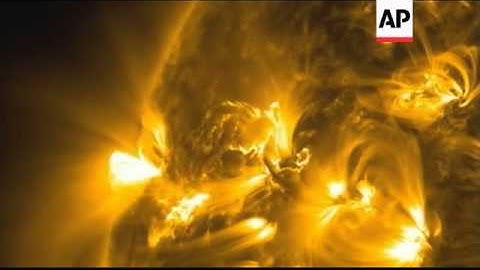 NASA released a spectacular video on Sunday from its Solar Dynamics Observatory of a flare erupting