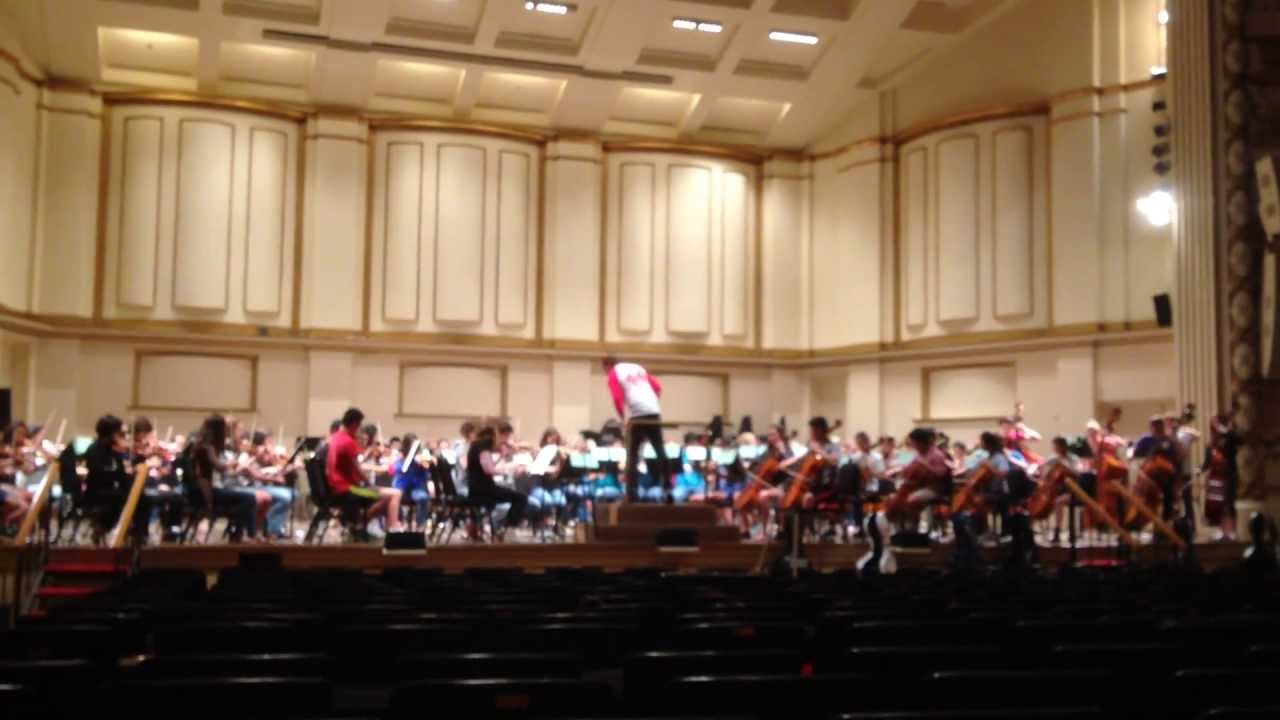 First reading, &quot;New World Symphony&quot; Saint Louis Symphony Youth Orchestra - YouTube