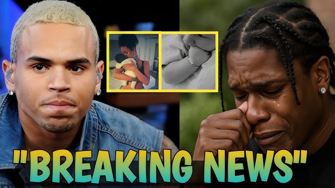 A$AP Rocky BREAKDOWN After Finding Chris Brown's Name on Baby Bracelet -  YouTube