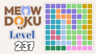 Meowdoku: Brain Puzzle Games Level 237 | Game Walkthrough