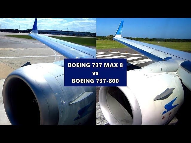 Boeing 737 Max 8 737 8 Vs Boeing 737 800 Engine Spool Up Sound Youtube