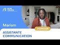  mariam assistante communication en alternance  mention humour