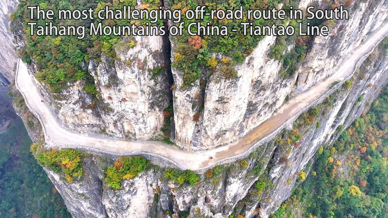 The most challengingoff-roadroute in SouthTaihang Mountains of