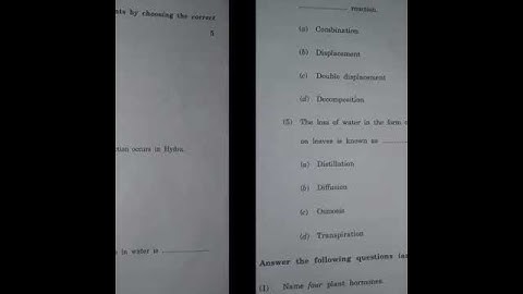 Ssc Science2 2018 Maharashtra  board paper (set video quality )