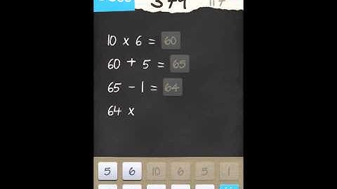 6 Numbers by Brainbow Level 117 Answer Guide