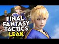 Final Fantasy Tactics Remastered LEAK Graphics, Gameplay & Reception talk