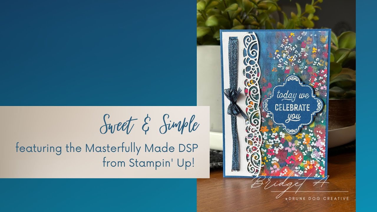 Simple Sweet Design Sweet & Simple Card Layout - YouTube