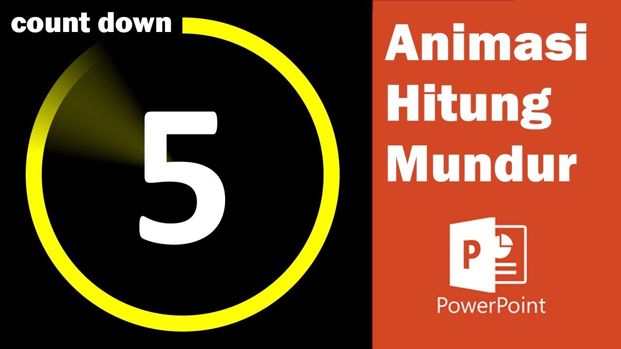 Membuat Animasi Hitung Mundur  PowerPoint YouTube