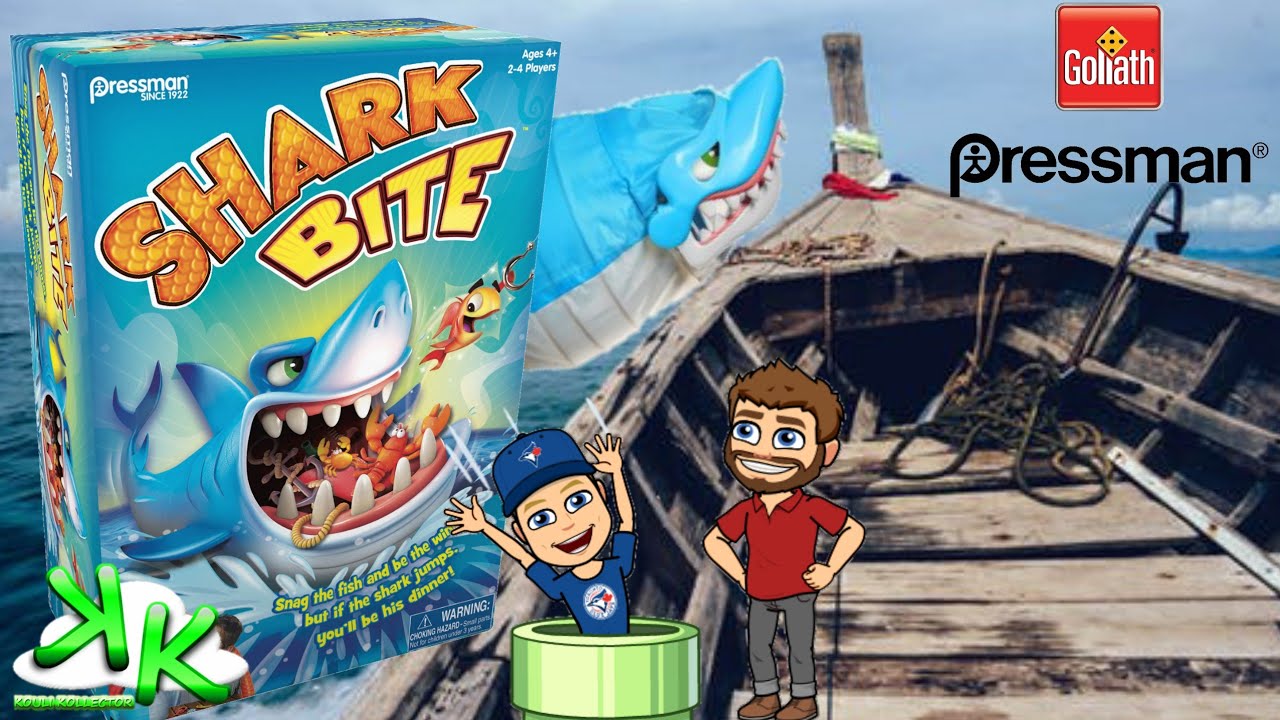 Shark Bite - Don't Get Bit by the Shark - Pressman Toy Company 