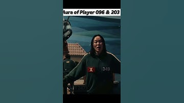 Aura of Player 096 and 203 🤯☠️ | SquidGame season 3 | #squidgame3​ #shorts​ | SquidGame #squidgame