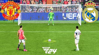 FIFA 24 | RONALDO VS MESSI | MANCHESTER UNITED VS REAL MADRID | UCL FINAL | PENALTY SHOOTOUT - PS5