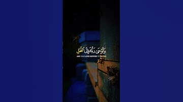 وأوحى ربك إلى النحل أن اتخذي من الجبال بيوتا ومن الشجر ومما يعرشون [ النحل: 68]‏ القارئ خالد الجليل