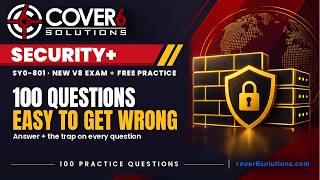 100 Security+ SY0-801 Questions That Are Easy to Get Wrong | Free Practice Quiz