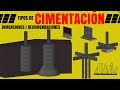 Tipos de CIMENTACION | Dimensiones y Recomendaciones