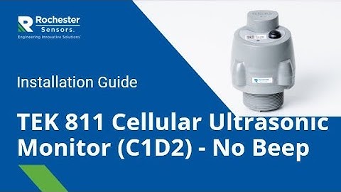 811 Ultrasonic Cellular Ultrasonic Monitor (C1D2) Treaded No beep