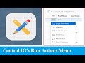 Oracle Apex Interactive Grid Report || Manage Row Action Menu