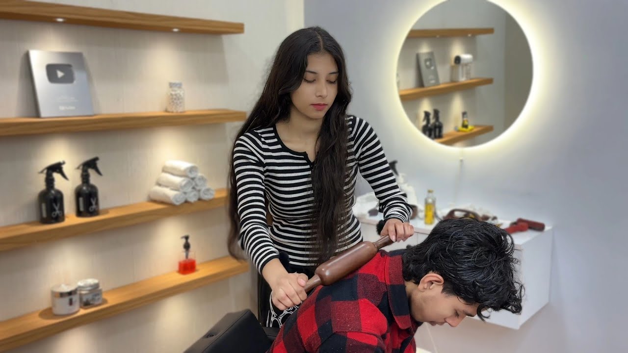 COSMIC HEAD MASSAGE💆🏻‍♂️ by SHIVU BARBER | MASSAGE TOOLS & RELAXATION ONLY ✨