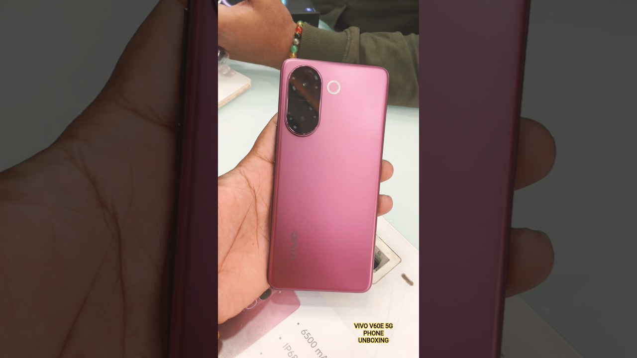 VIVO V60E 5G PHONE UNBOXING VIDEO 😊📸