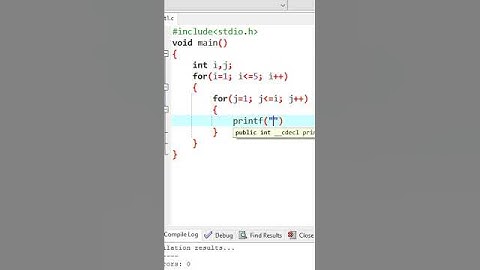 Printing-Generating Pattern in C Programming Language-3 | Learners Region