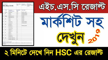 এইচ এস সি রেজাল্ট 2019 | Hsc result 2019 | Hsc result published date 2019 | technotips24