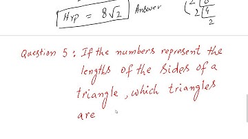 Pythagoras Theorem.General Math 10th Class unit 9  Exercise 9.1