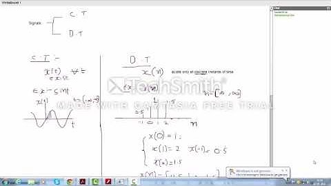 Operations on signals