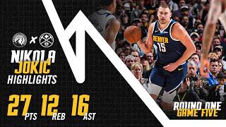 Nikola Jokić DOMINANT 27 PTS/12 REB/16 AST Game Five | Denver