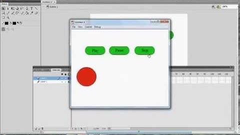 Play, Pause and Stop Buttons In Flash