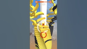 Stack Ball 3D gameplay 💪 level 65 😆#shorts