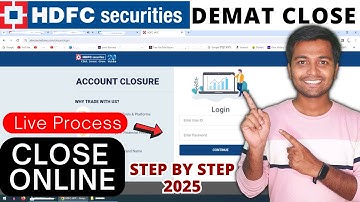 HDFC Securities Account Close Online Process | How To Close HDFC Demat Account Online