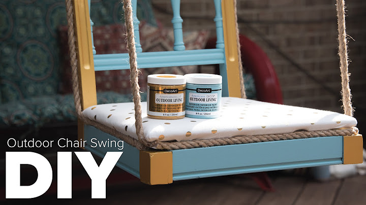 Convert a Dining Chair to an Outdoor Swing | DecoArt®