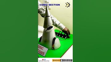 CONIC SECTION 3D WORKING MODEL #shorts #projectsolution