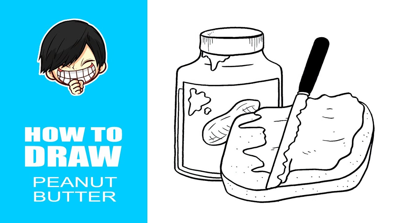 How to draw Peanut Butter YouTube