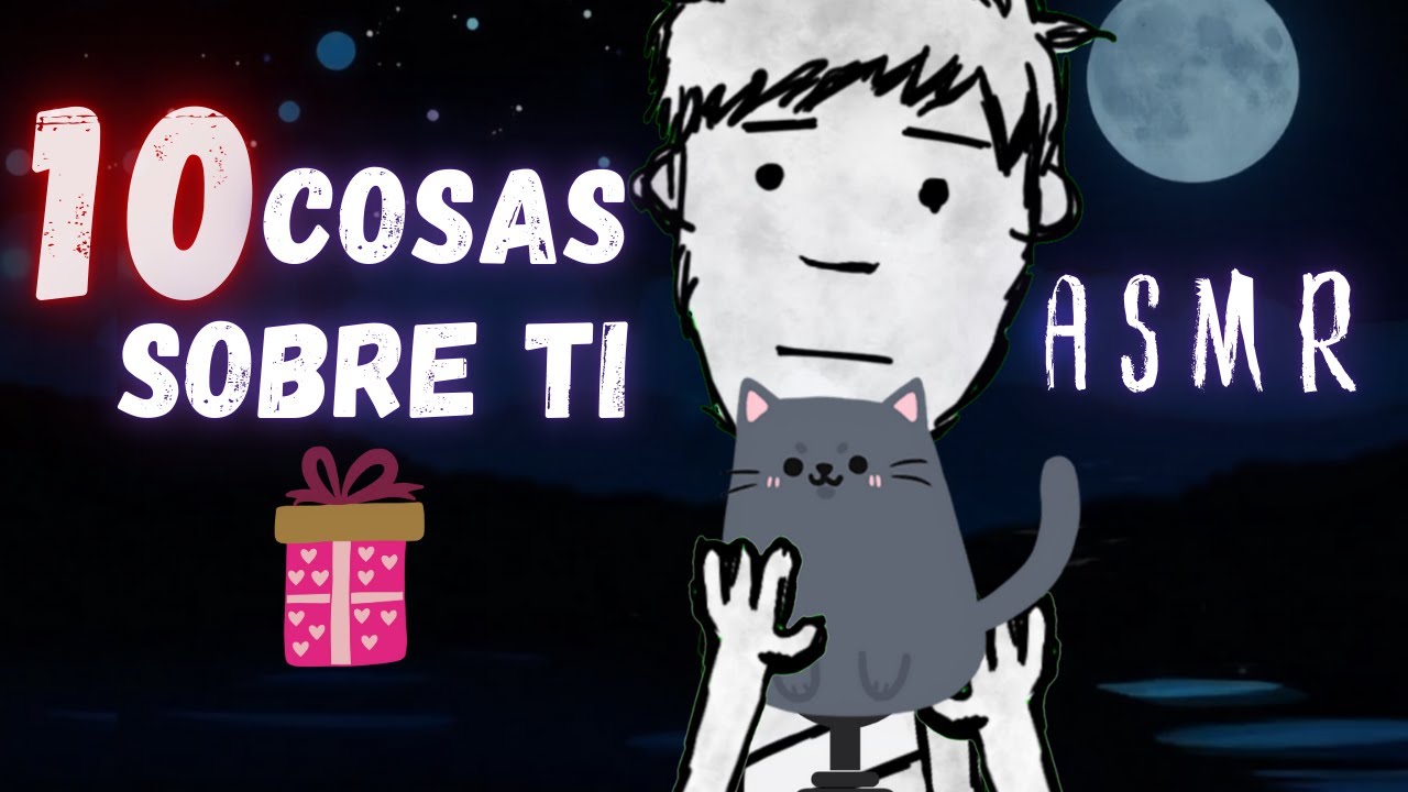 ASMR 10 cosas sobre ti | DUERME con mis regalos de San Valentín - YouTube
