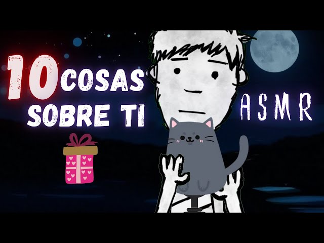 ASMR 10 cosas sobre ti | DUERME con mis regalos de San Valentín❤✨