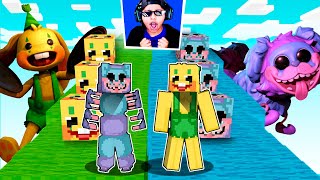 DESAFIO DE LUCKY BLOCK de PJ PUG VS BUNZO BUNNY en MINECRAFT 😱 | Pathofail