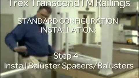 trex transcend rail install overview mov