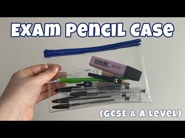 What's in my exam pencil case?  GCSE & A Level ✏️ 